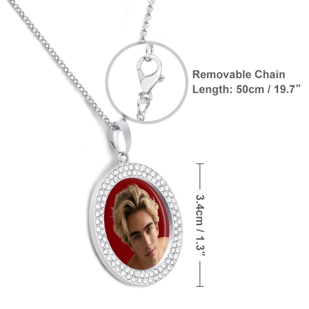Taylor Boy™ Silver Diamond Necklace — Luxury Fan Edition