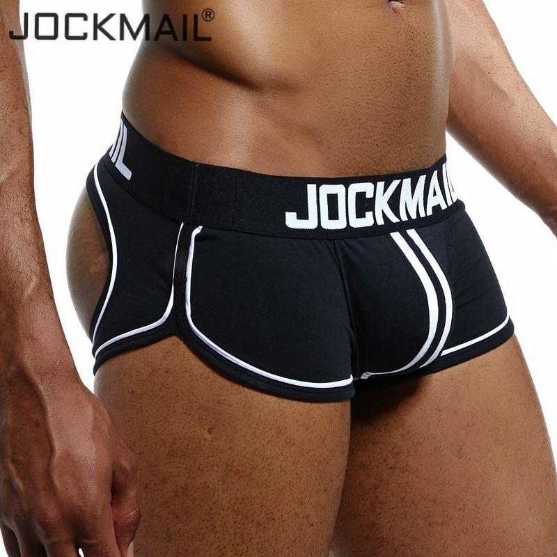 HOT NEW DRIP!  JockMail Mens Underwear Cotton Low Waist Thongs