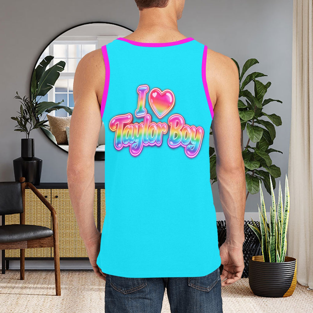Taylor Boy™ Graphic Tank — Soft, Strong, Summer‑Ready - Men’s Print Tank Top — Premium Fit, Taylor Boy Energy