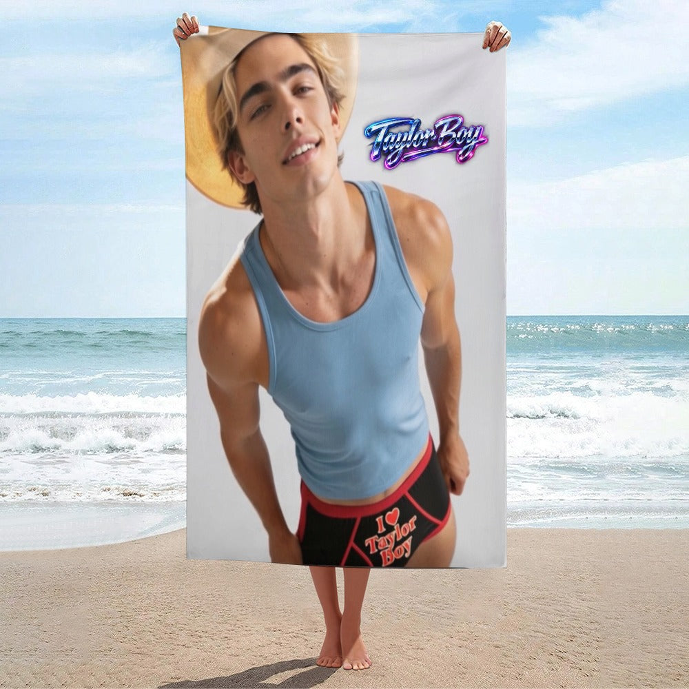 Taylor Boy™ Plush Comfort Beach Towel — New Ultra‑Soft Edition