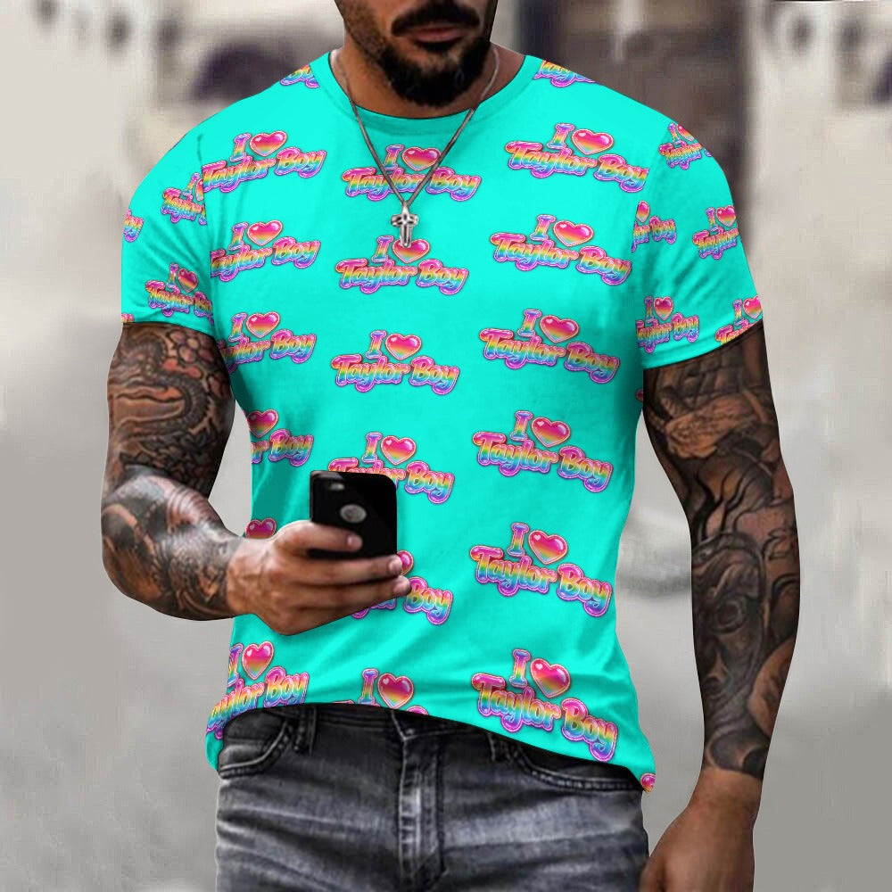 I ❤️ Taylor Boy™ Shirt — Fan Favorite Fit Men's Cotton T-shirt