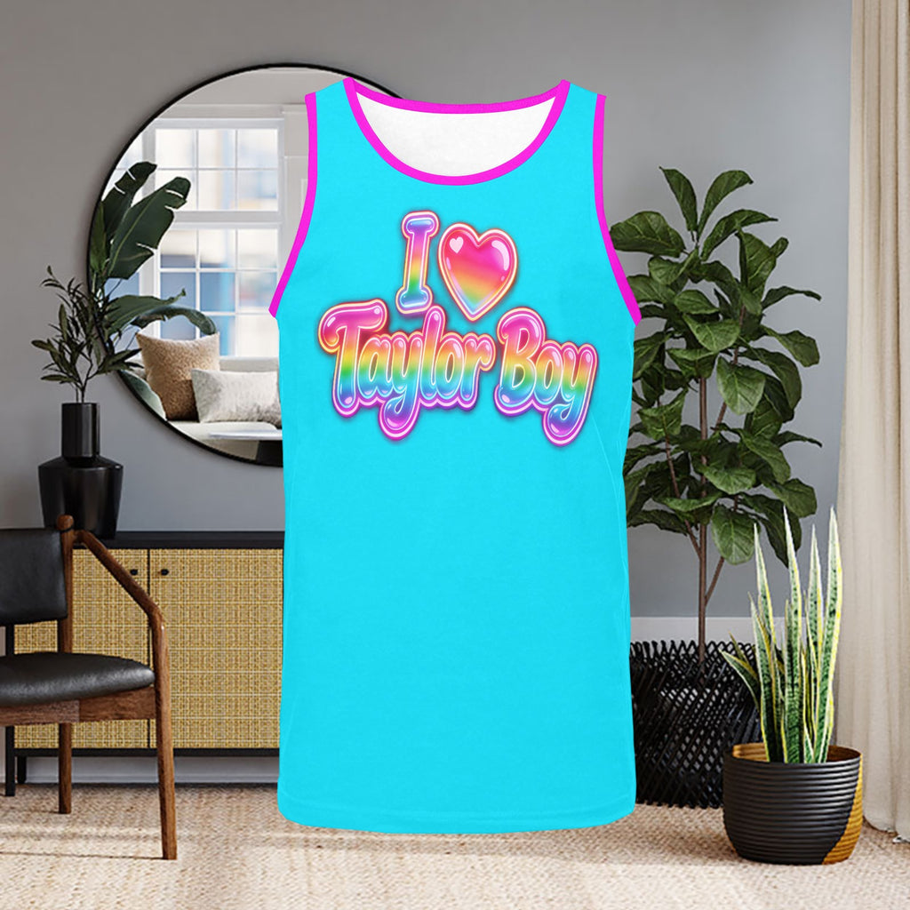Taylor Boy™ Graphic Tank — Soft, Strong, Summer‑Ready - Men’s Print Tank Top — Premium Fit, Taylor Boy Energy