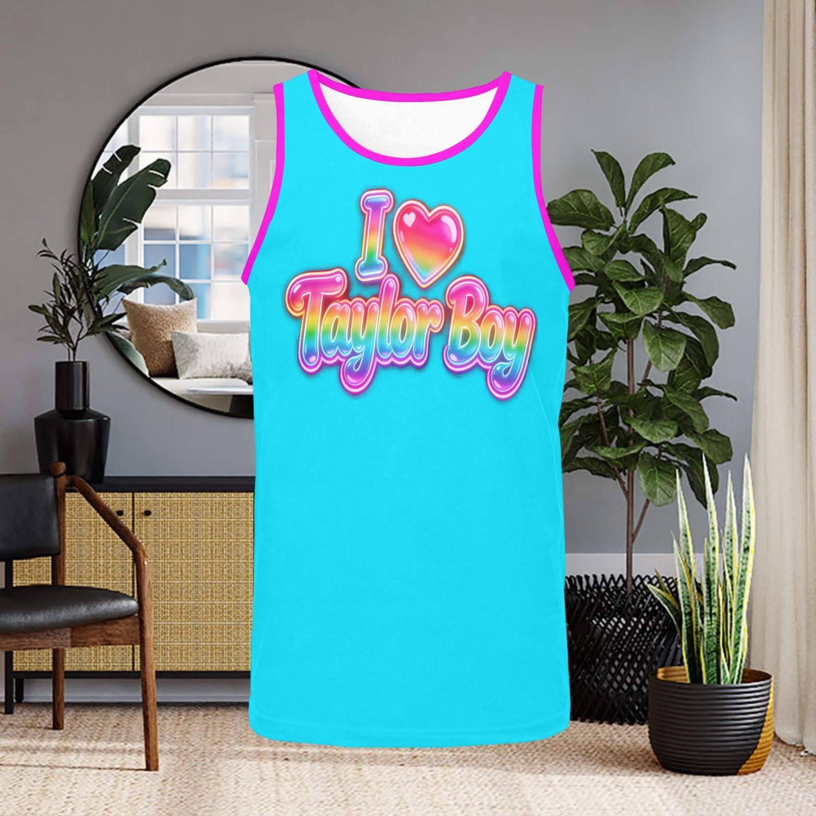 Taylor Boy™ Graphic Tank — Soft, Strong, Summer‑Ready - Men’s Print Tank Top — Premium Fit, Taylor Boy Energy