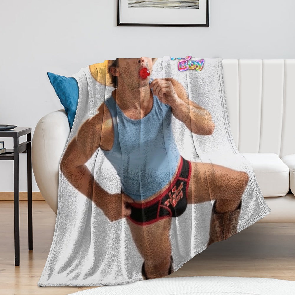 Taylor Boy™ Signature Flannel Blanket — Soft Touch, Multiple Sizes
