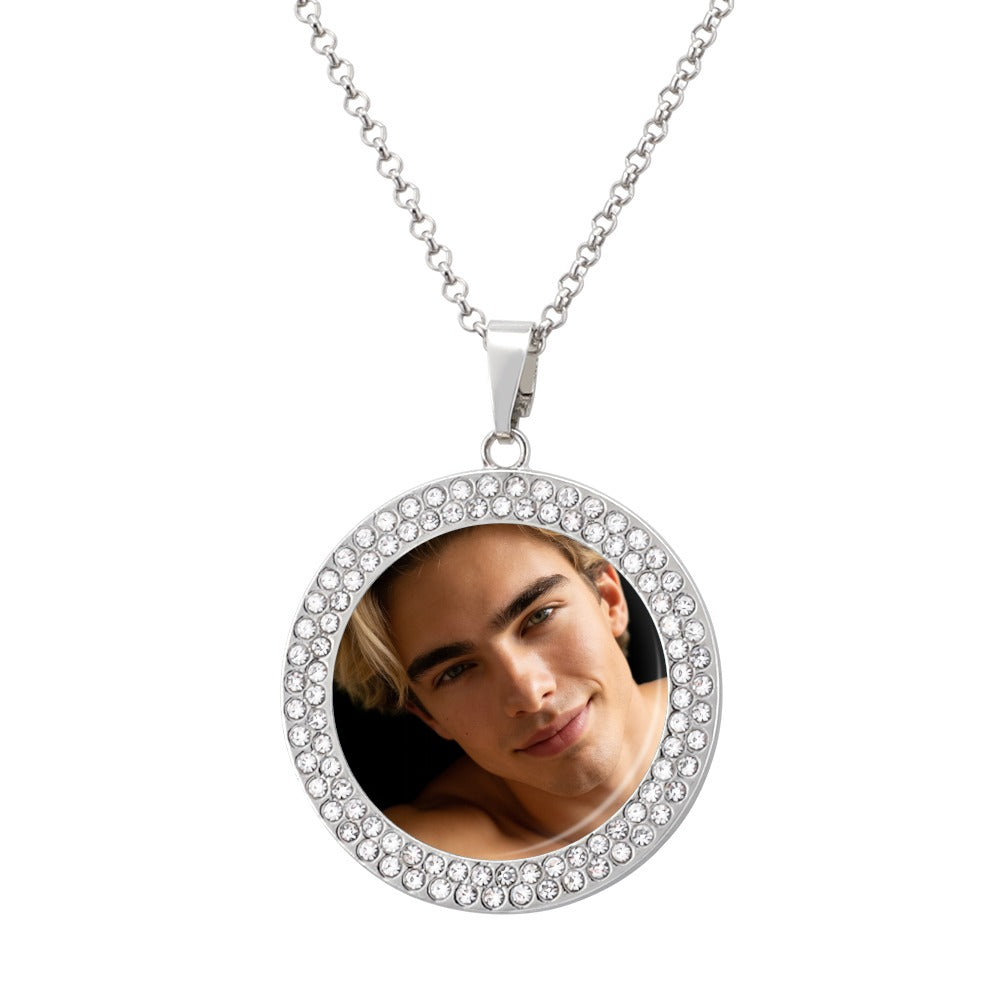 Taylor Boy™ Silver Diamond Necklace — Luxury Fan Edition