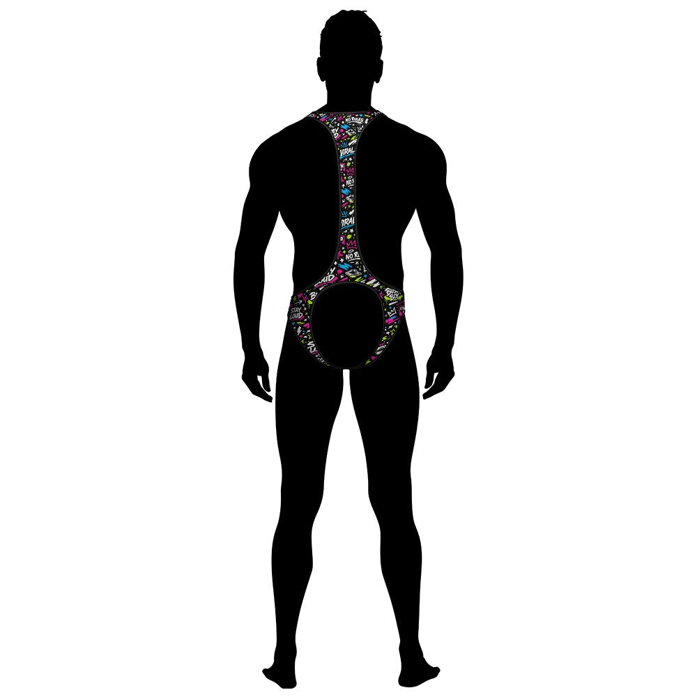 Multiple Designs- Men's Bodysuit Emotional Underwear