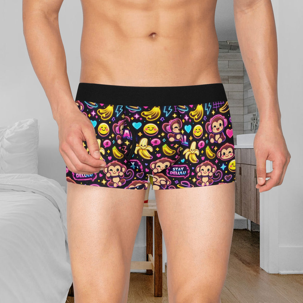 Multiple Designs -Men's Boxer Briefs with Fly