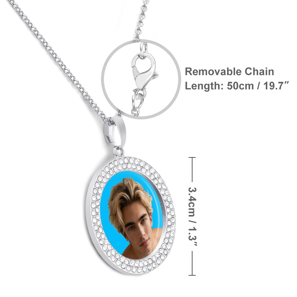 Taylor Boy™ Silver Diamond Necklace — Luxury Fan Edition