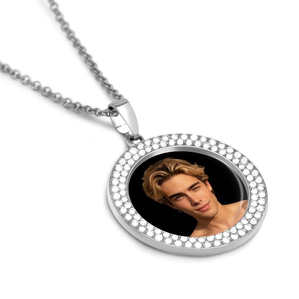 Taylor Boy™ Silver Diamond Necklace — Luxury Fan Edition