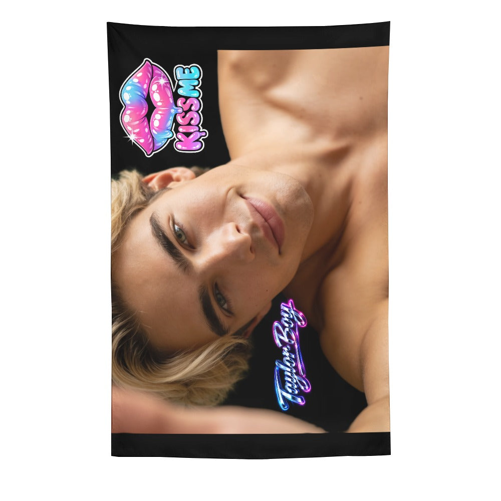 Taylor Boy™ Ultra‑Soft Vertical Tapestry — HD Print Edition
