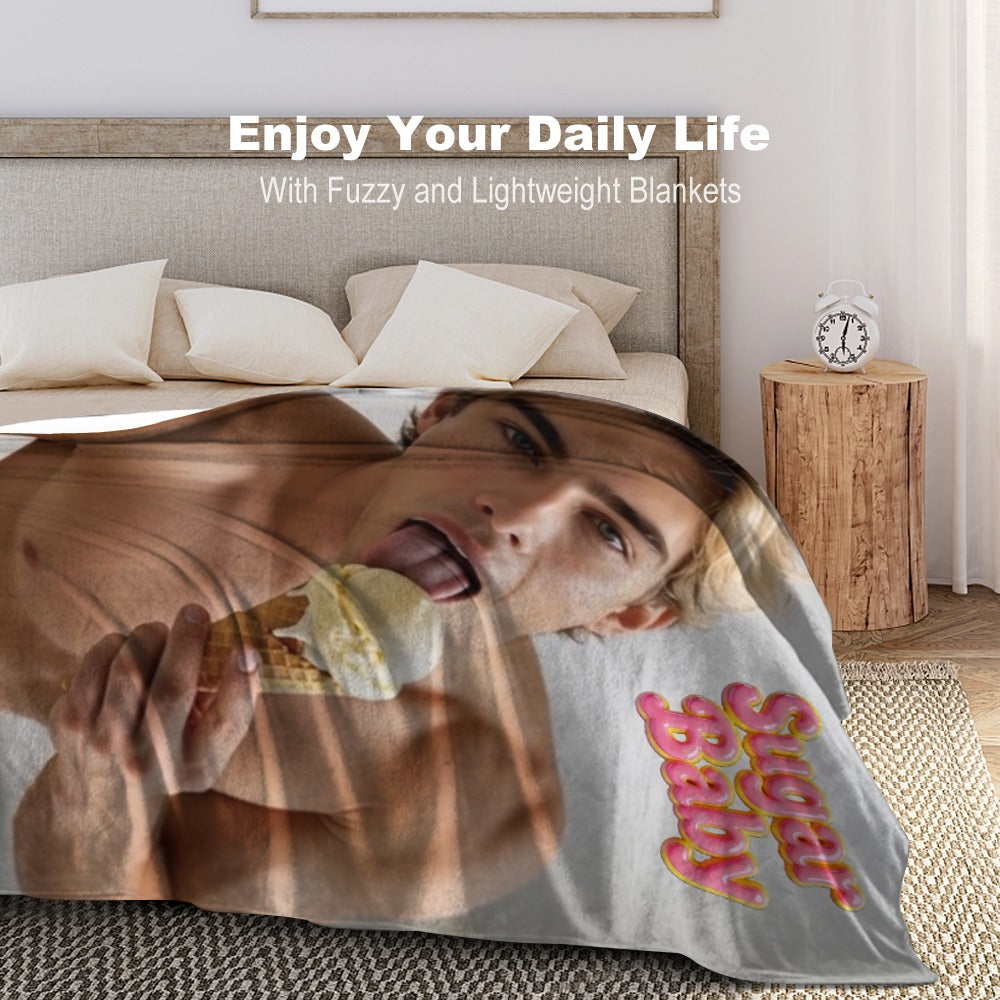 Taylor Boy™ Signature Flannel Blanket — Soft Touch, Multiple Sizes