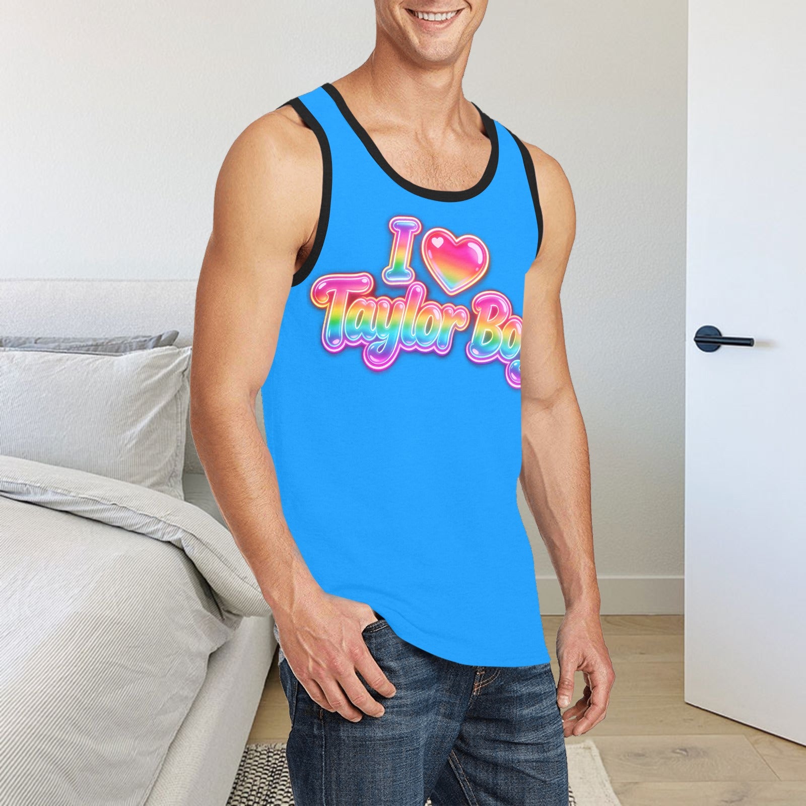 Taylor Boy™ Graphic Tank — Soft, Strong, Summer‑Ready - Men’s Print Tank Top — Premium Fit, Taylor Boy Energy