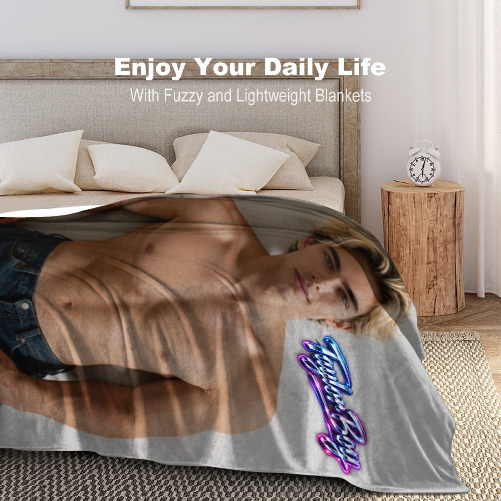 Taylor Boy™ Signature Flannel Blanket — Soft Touch, Multiple Sizes