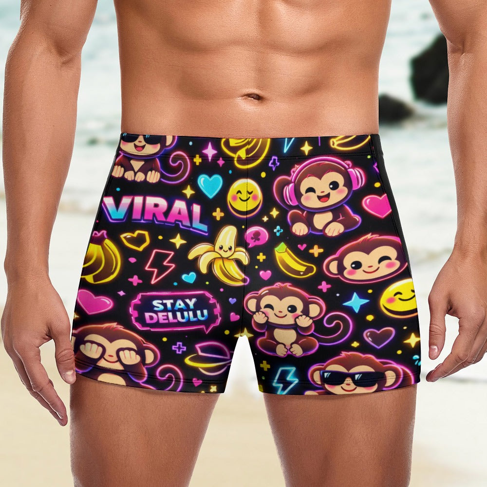Multiple Designs of Bussy Brand Men's swimming trunks