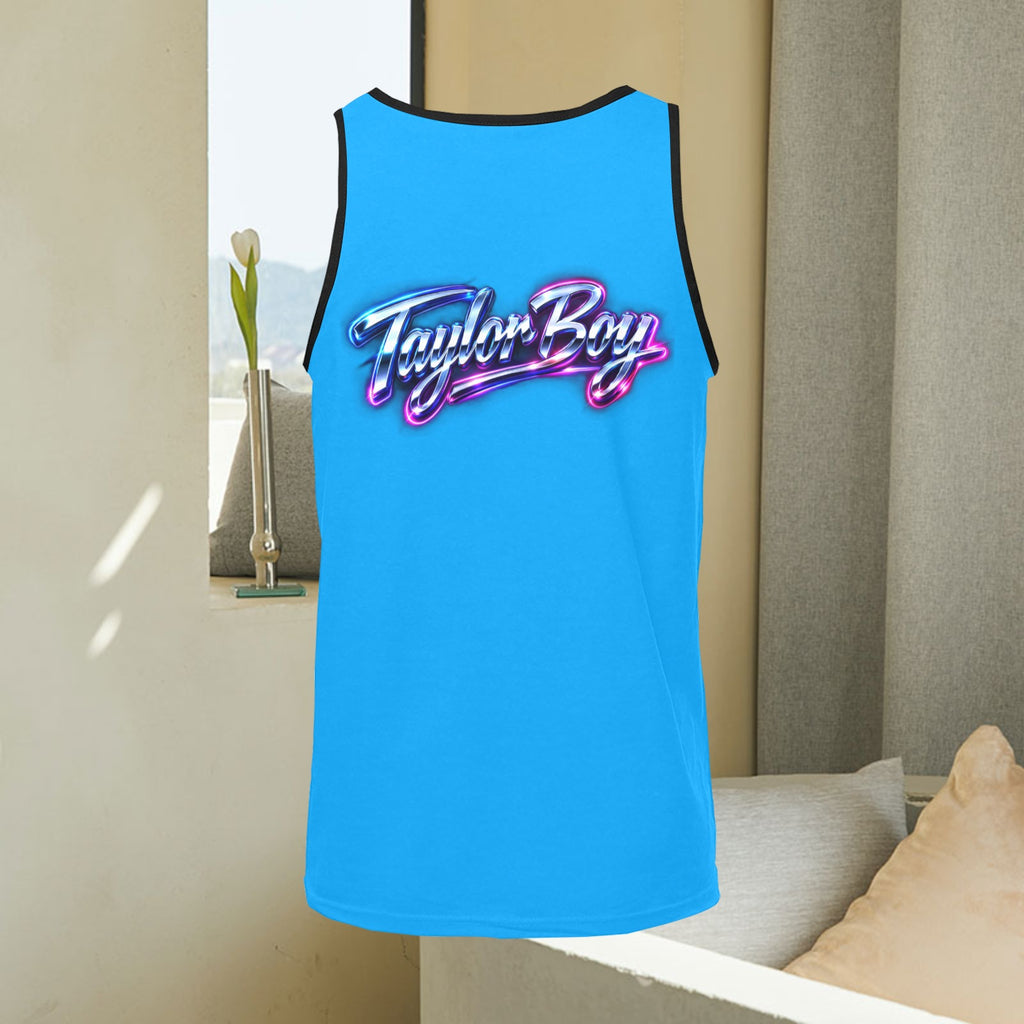 Taylor Boy™ Graphic Tank — Soft, Strong, Summer‑Ready - Men’s Print Tank Top — Premium Fit, Taylor Boy Energy