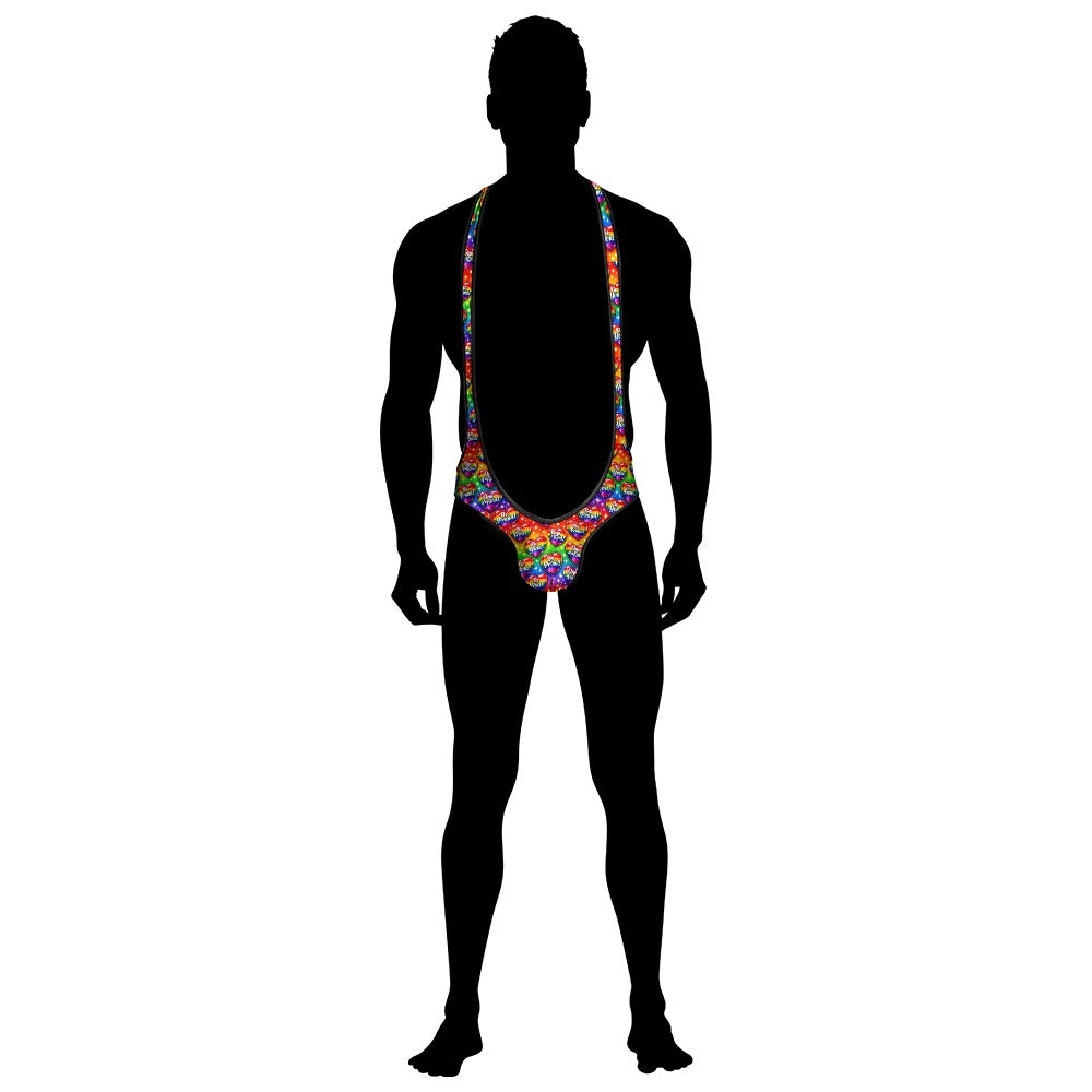 Multiple Designs- Men's Bodysuit Emotional Underwear