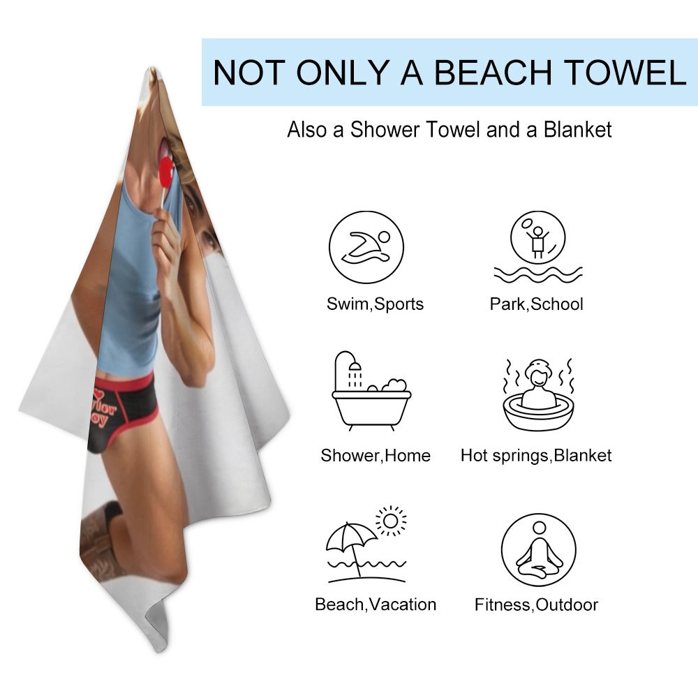Taylor Boy™ Plush Comfort Beach Towel — New Ultra‑Soft Edition