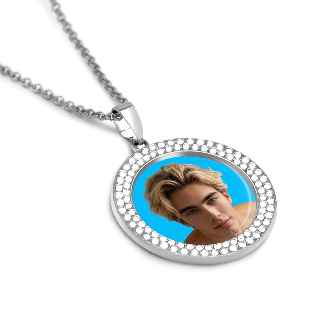 Taylor Boy™ Silver Diamond Necklace — Luxury Fan Edition