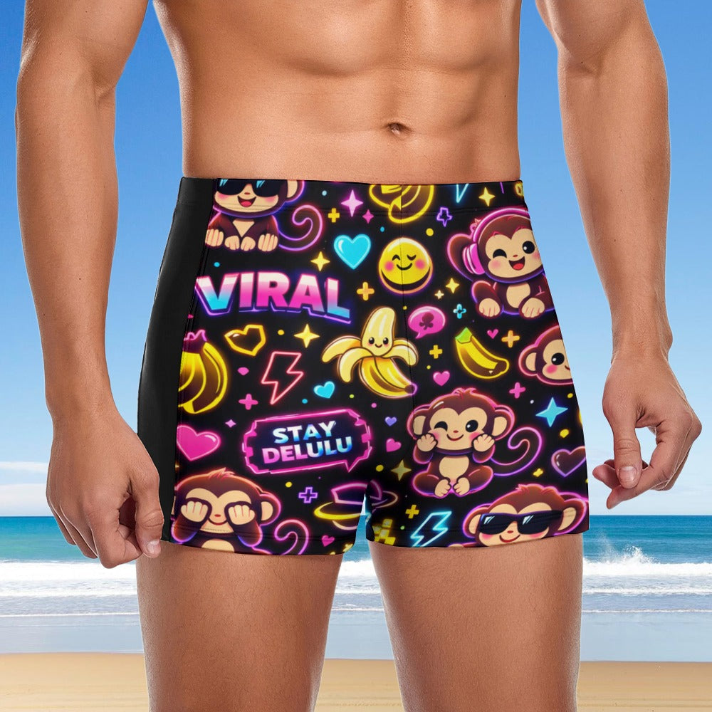 Multiple Designs of Bussy Brand Men's swimming trunks