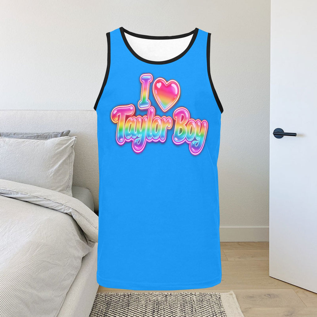 Taylor Boy™ Graphic Tank — Soft, Strong, Summer‑Ready - Men’s Print Tank Top — Premium Fit, Taylor Boy Energy