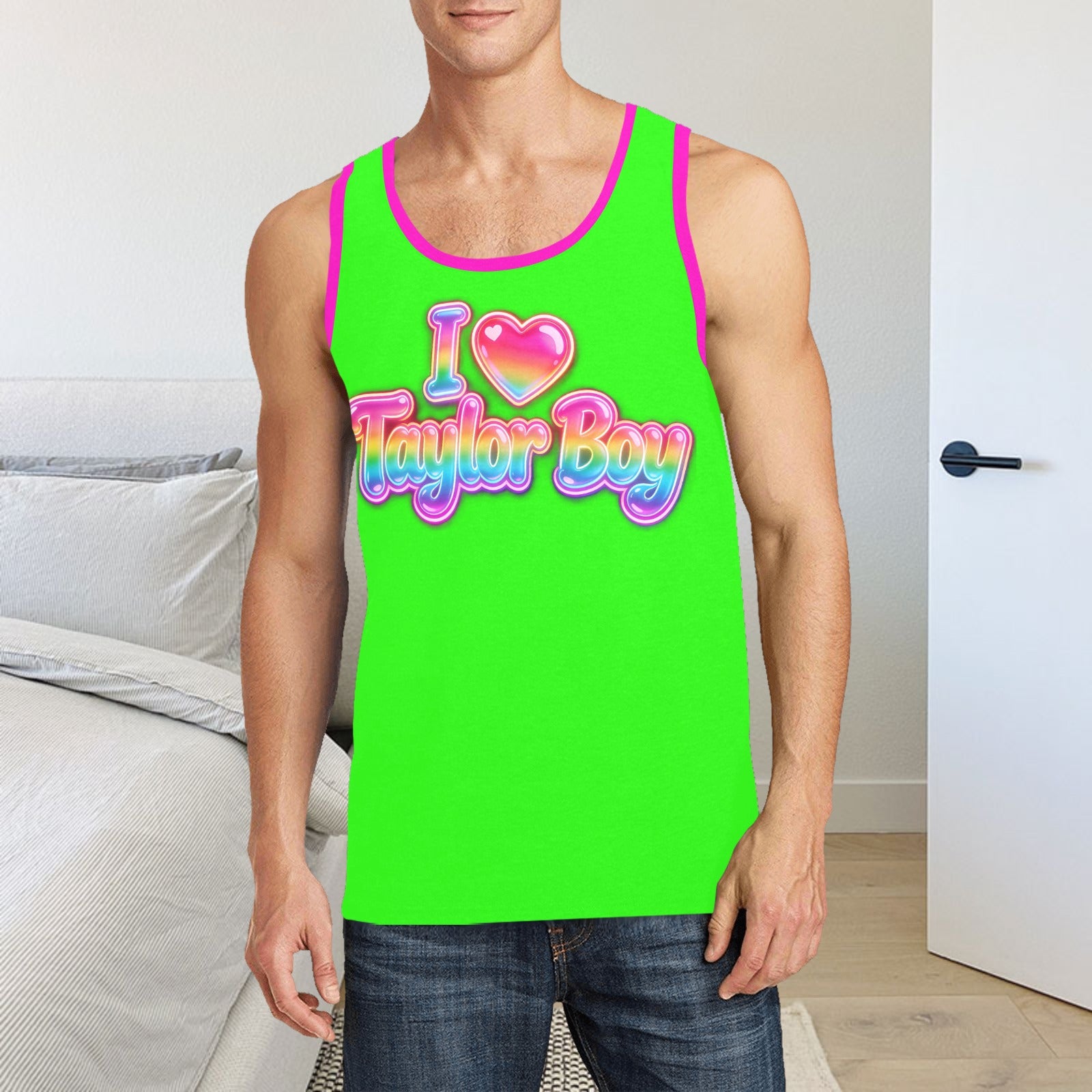 Taylor Boy™ Graphic Tank — Soft, Strong, Summer‑Ready - Men’s Print Tank Top — Premium Fit, Taylor Boy Energy