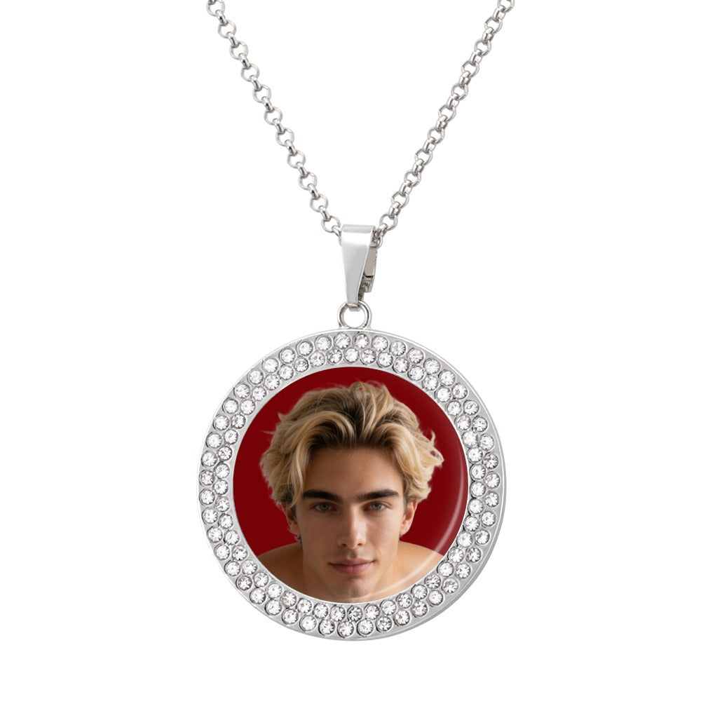 Taylor Boy™ Silver Diamond Necklace — Luxury Fan Edition