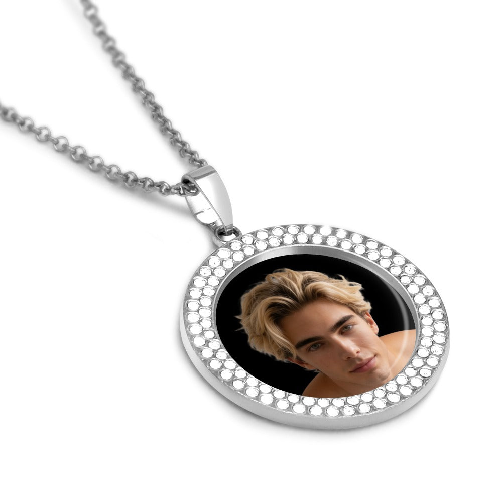 Taylor Boy™ Silver Diamond Necklace — Luxury Fan Edition