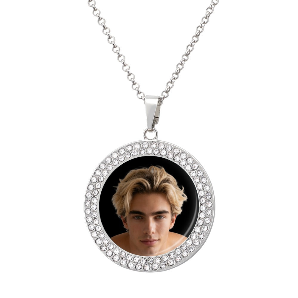Taylor Boy™ Silver Diamond Necklace — Luxury Fan Edition