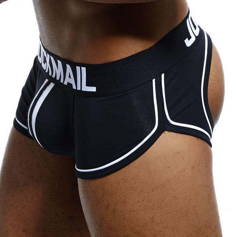 HOT NEW DRIP!  JockMail Mens Underwear Cotton Low Waist Thongs