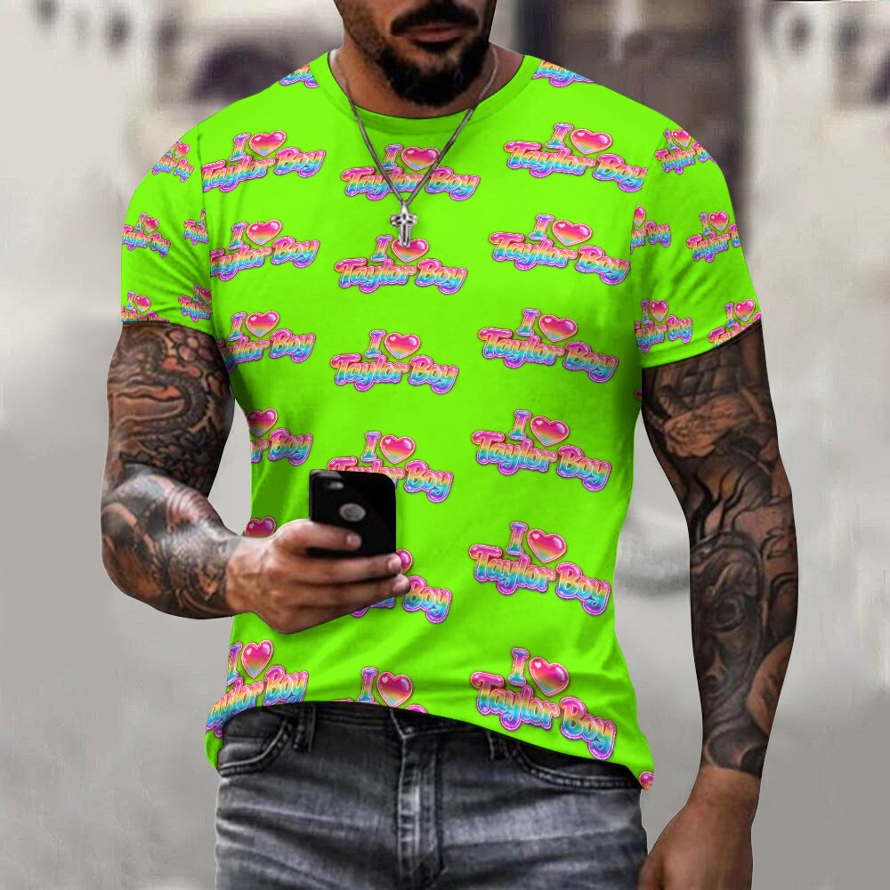I ❤️ Taylor Boy™ Shirt — Fan Favorite Fit Men's Cotton T-shirt