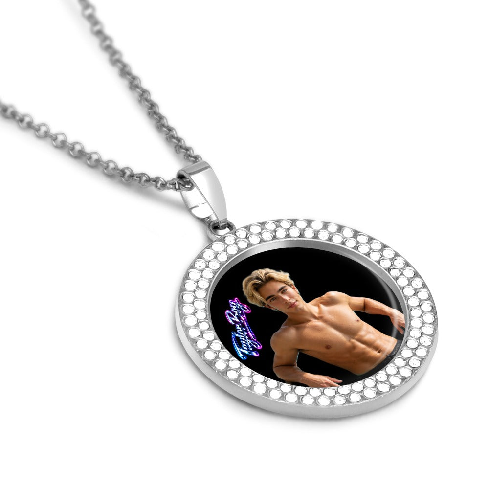 Taylor Boy™ Silver Diamond Necklace — Luxury Fan Edition