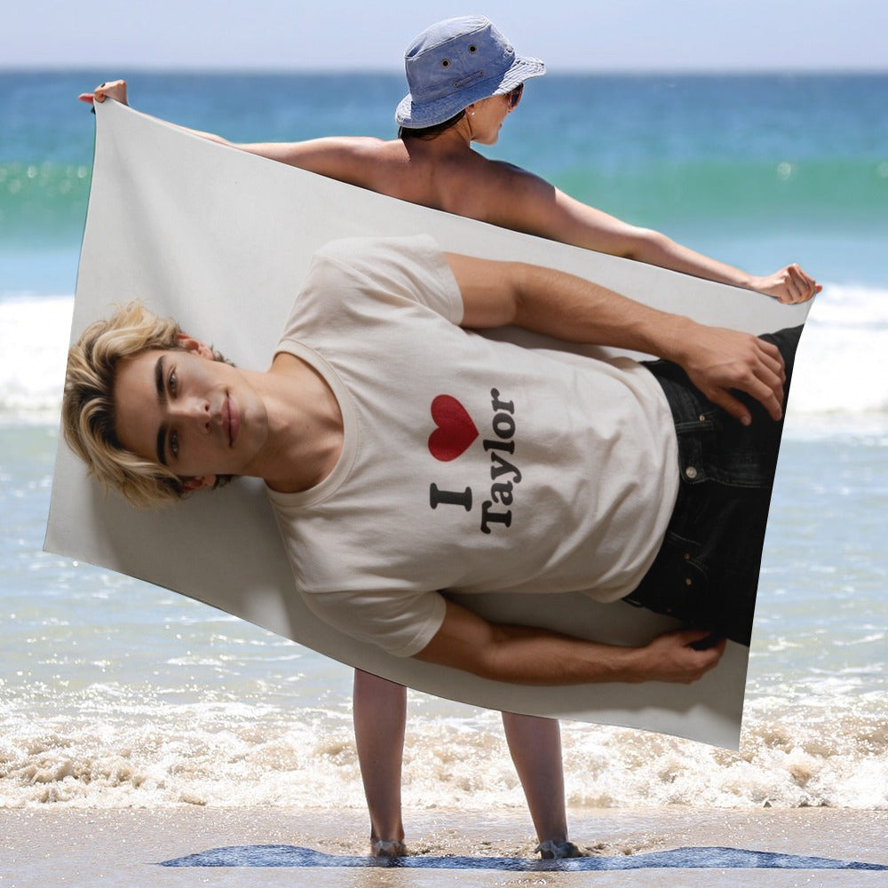 Taylor Boy™ Plush Comfort Beach Towel — New Ultra‑Soft Edition