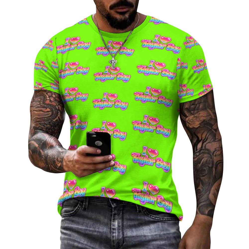 I ❤️ Taylor Boy™ Shirt — Fan Favorite Fit Men's Cotton T-shirt