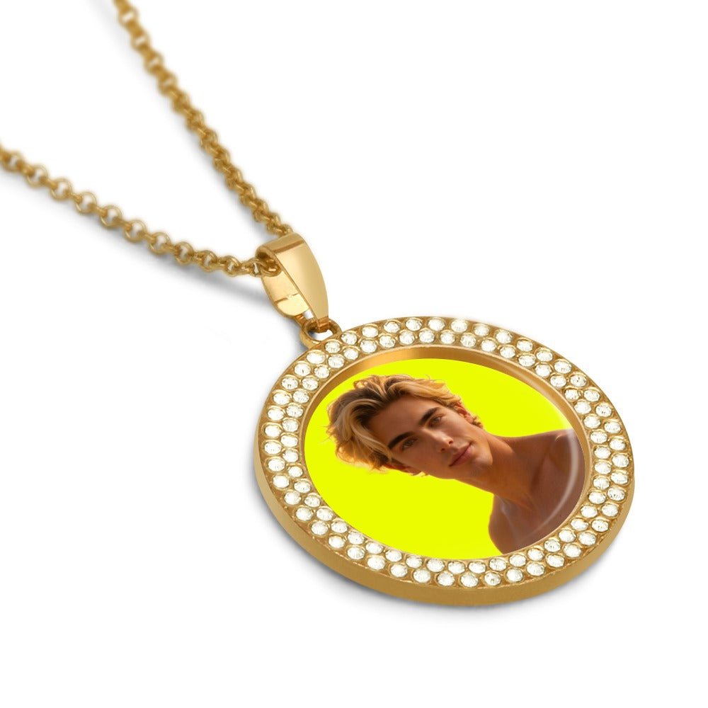 Taylor Boy™ Gold Diamond Necklace — Luxury Fan Edition