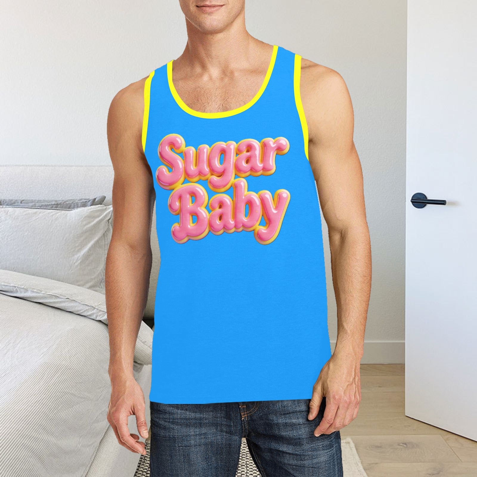 Taylor Boy™ Graphic Tank — Soft, Strong, Summer‑Ready - Men’s Print Tank Top — Premium Fit, Taylor Boy Energy