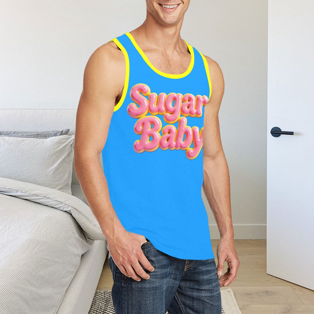 Taylor Boy™ Graphic Tank — Soft, Strong, Summer‑Ready - Men’s Print Tank Top — Premium Fit, Taylor Boy Energy
