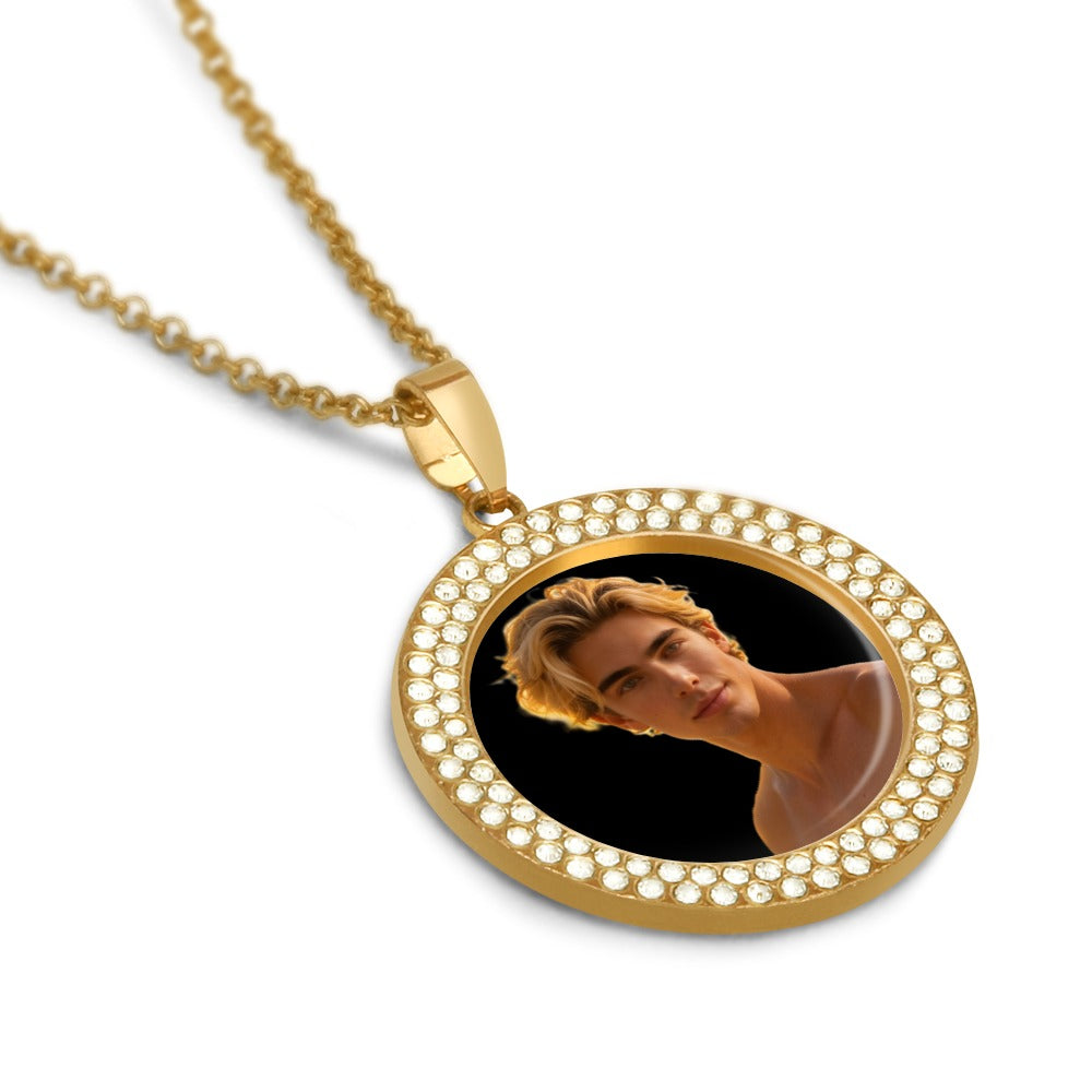 Taylor Boy™ Gold Diamond Necklace — Luxury Fan Edition