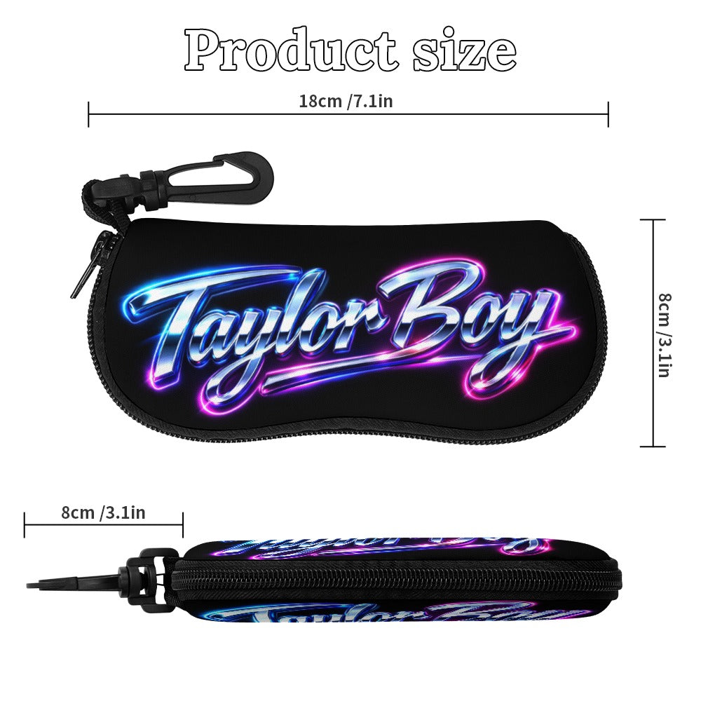 . Taylor Boy™ SoftTouch Glasses/Sunglass Case — Modern, Minimal, Made to Protect