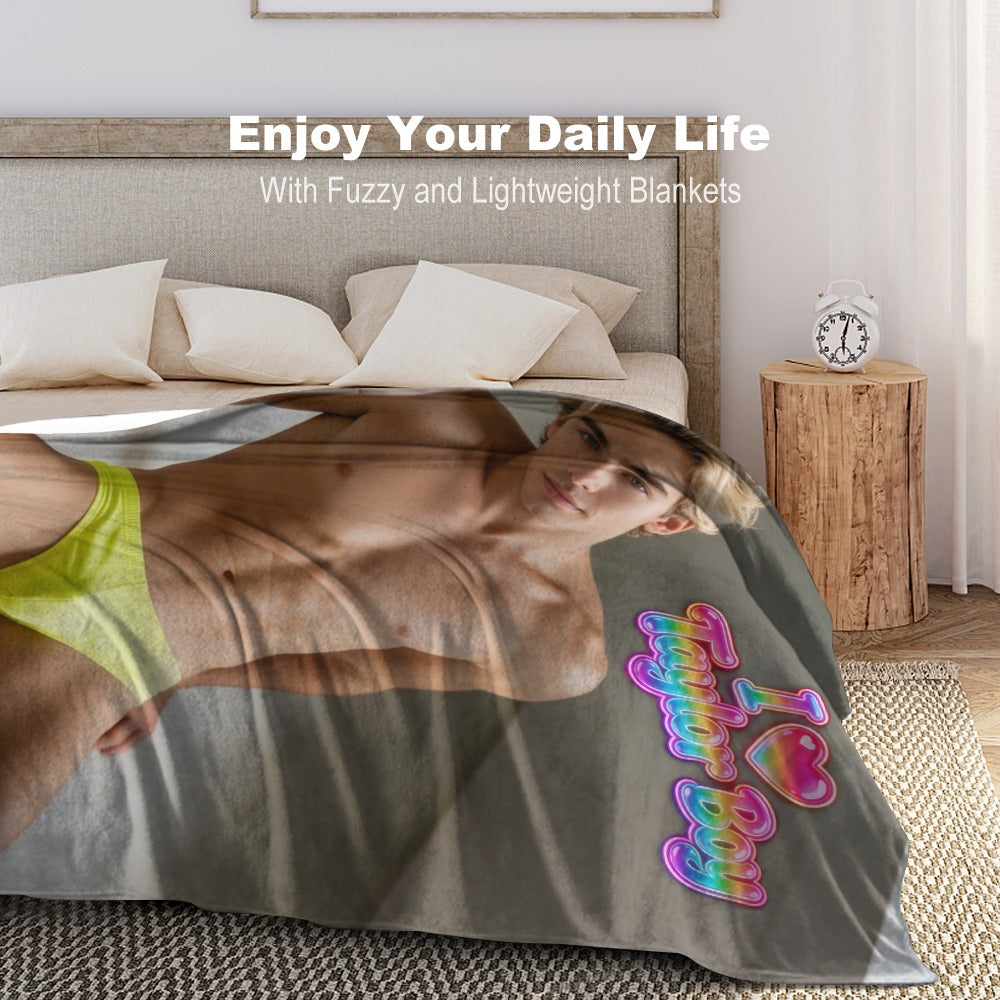 Taylor Boy™ Signature Flannel Blanket — Soft Touch, Multiple Sizes