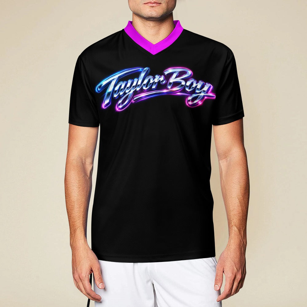 Your Taylor Boy™ V‑Neck Football Tee — Play Hard, Look Sharp