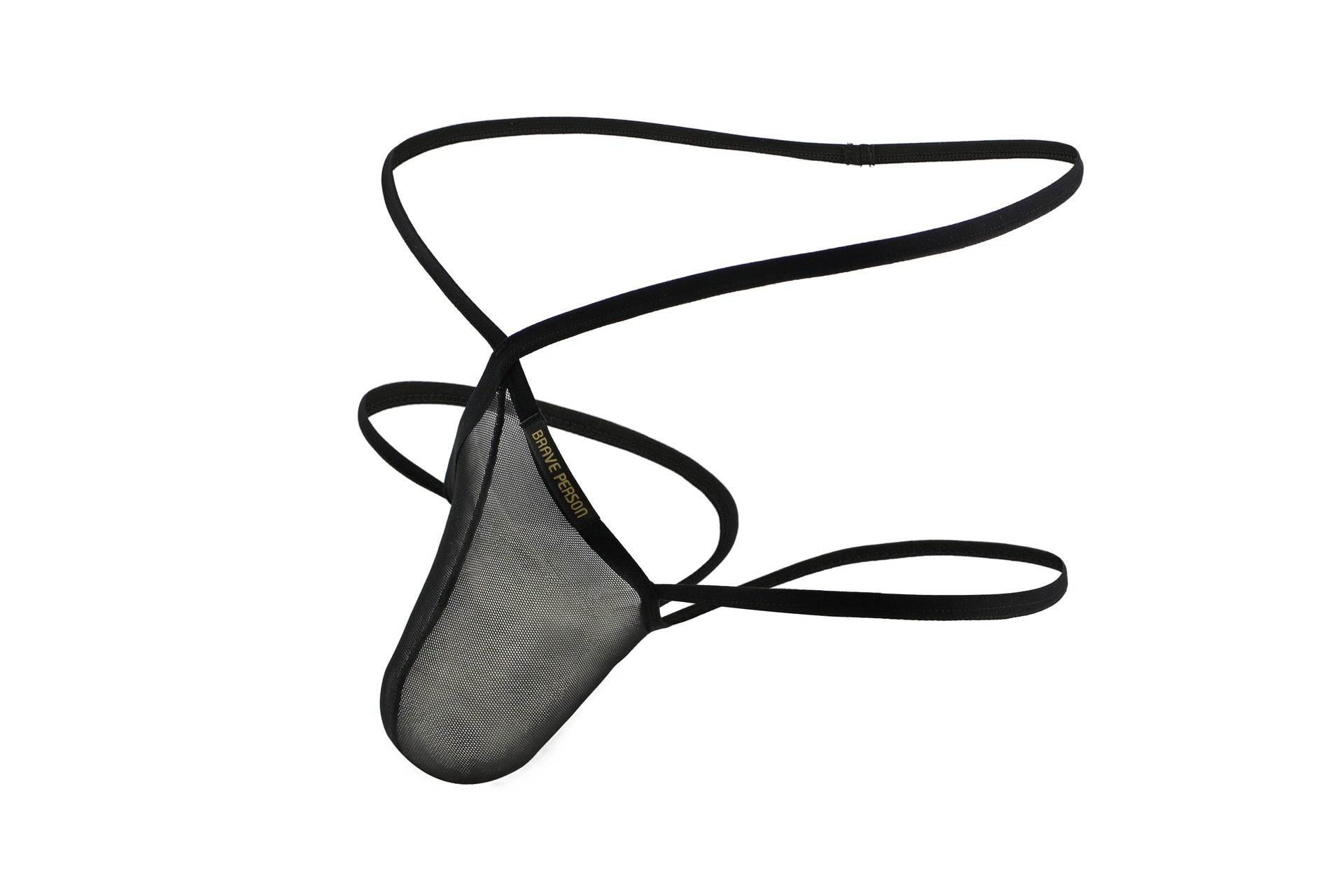 HOT ITEM! Transparent Men's Briefs Thongs Jockstrap Penis Pouch Mesh Breathable Underwear Men Low-waist Gay G-string
