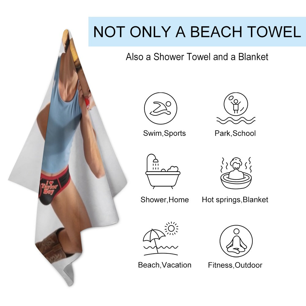 Taylor Boy™ Plush Comfort Beach Towel — New Ultra‑Soft Edition