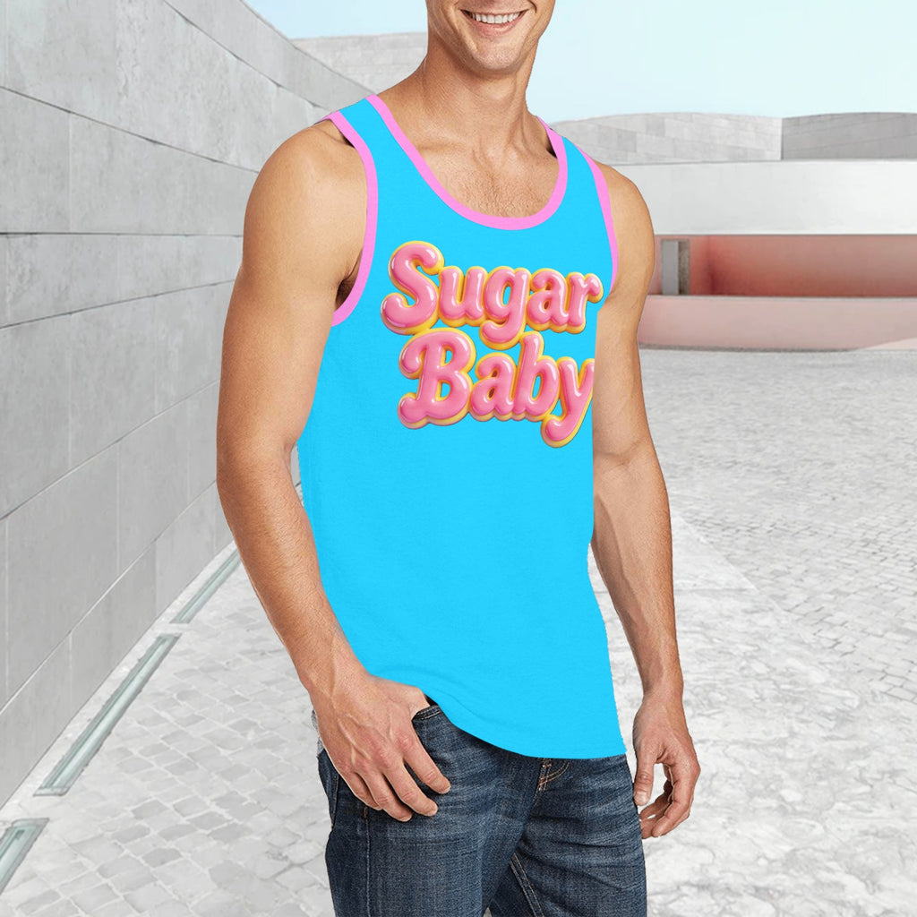 Men’s Print Tank Top — Premium Fit, Taylor Boy Energy