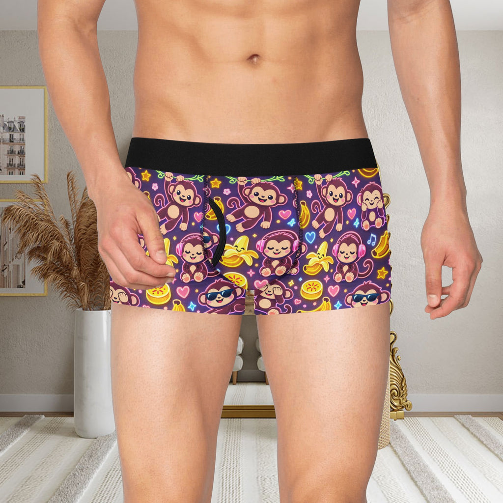 Multiple Designs -Men's Boxer Briefs with Fly