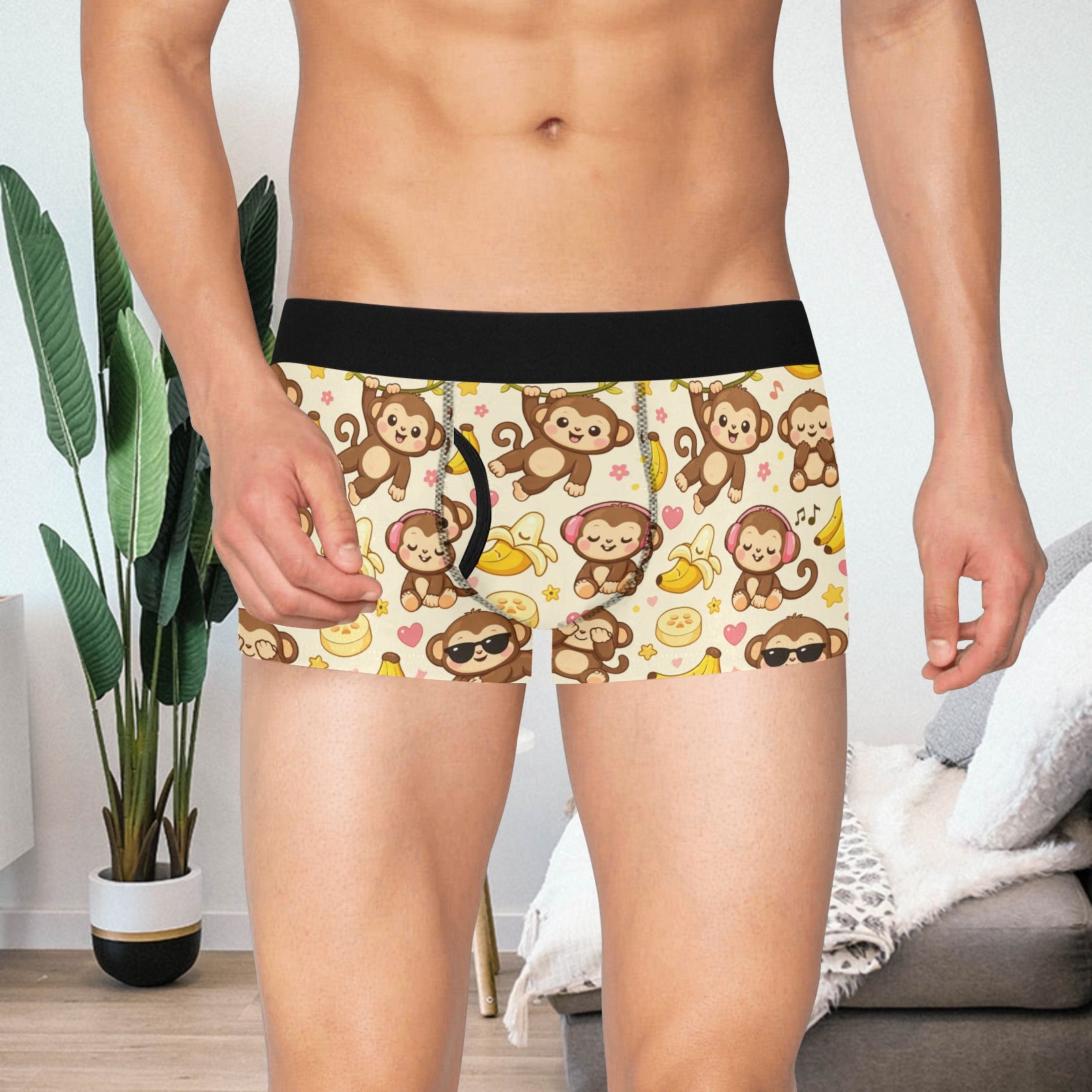 Multiple Designs -Men's Boxer Briefs with Fly
