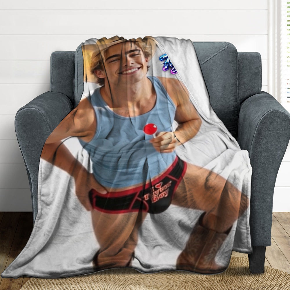 Taylor Boy™ Signature Flannel Blanket — Soft Touch, Multiple Sizes