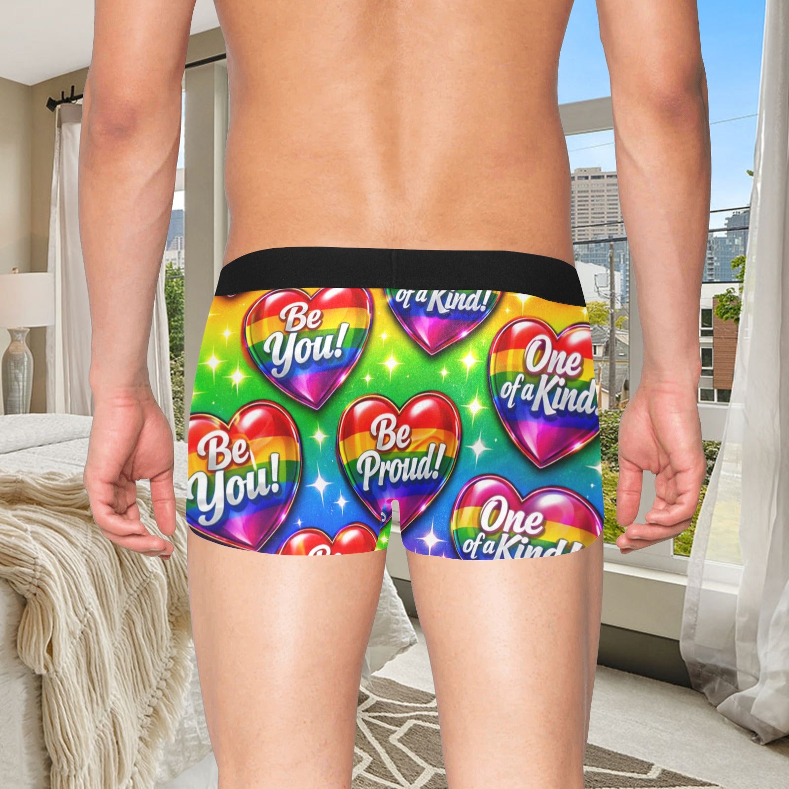 Multiple Designs -Men's Boxer Briefs with Fly