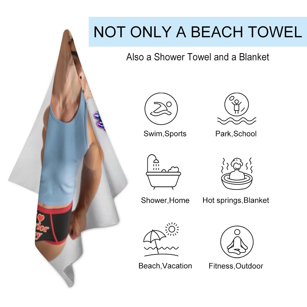 Taylor Boy™ Plush Comfort Beach Towel — New Ultra‑Soft Edition