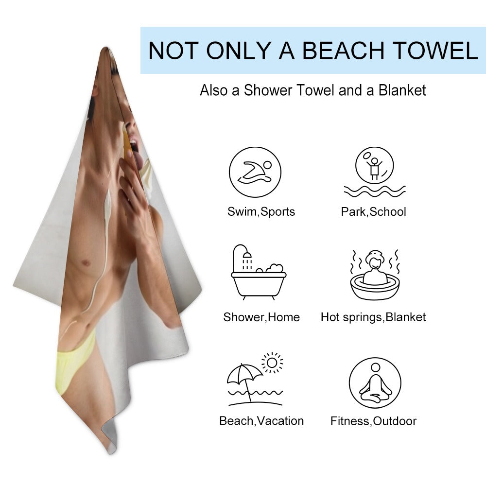 Taylor Boy™ Plush Comfort Beach Towel — New Ultra‑Soft Edition