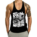 Fitness Tank Mens Loose Training Racerback Sleeveless Cotton Basketball Sports Tank Top Bodybuilding Trend